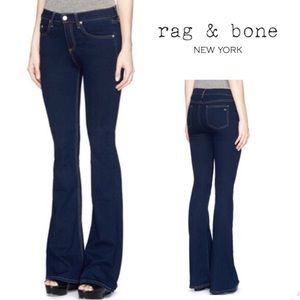 EUC Rag & Bone high rise flare Heritage jeans 28
